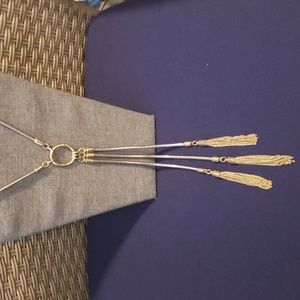 Chico's Long Tassle Necklace